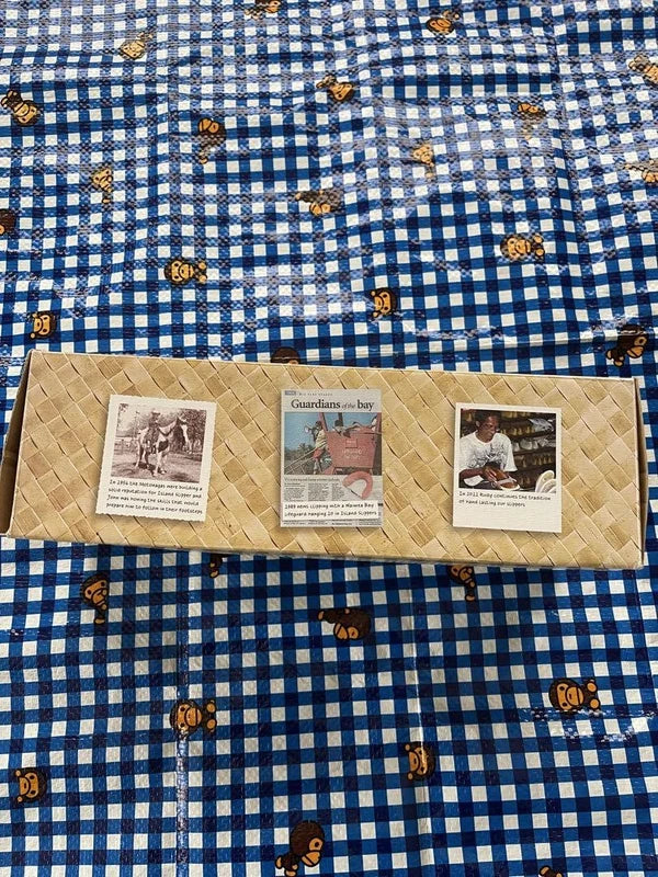 Island Slipper Men's Sandals Purple Camo US9 (27cm) Mint Unused