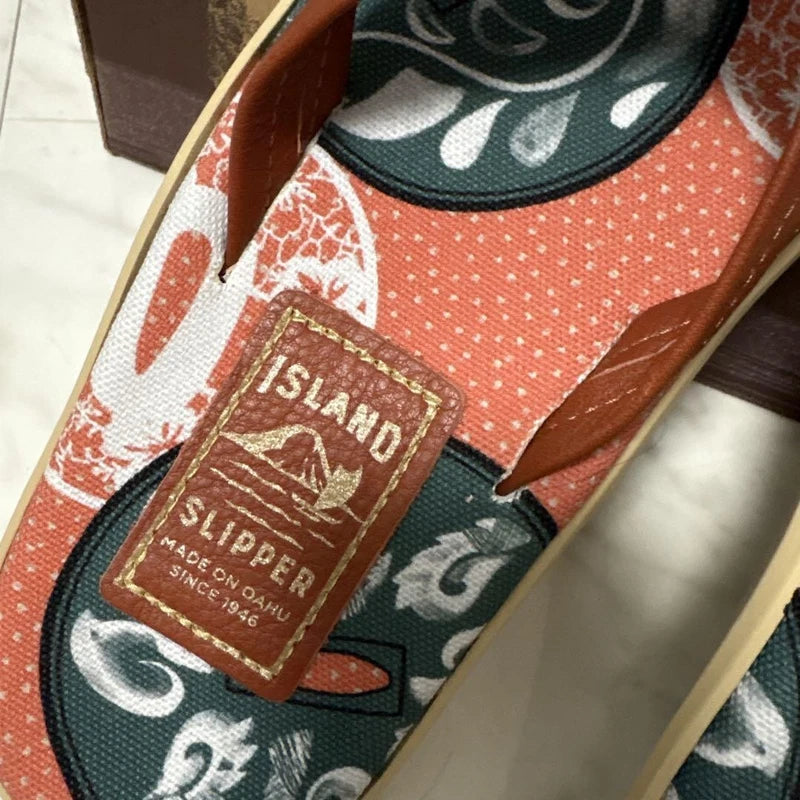 Island Slipper Men’s Hawaii Sandals Size 7 US 8 UK Mint Unused Boxed