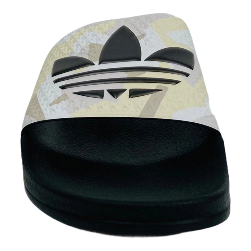 Adidas Mens Adilette Camo Sand Black Slide Sandals FW4391 Size 13 Logo Slippers
