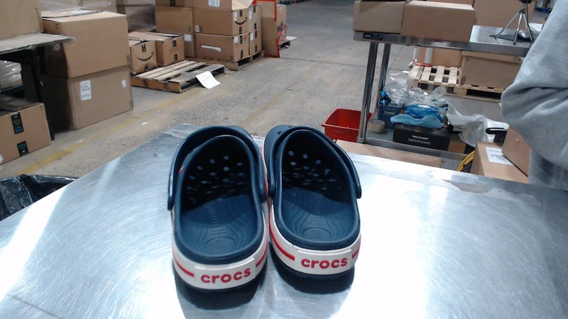 LikeNew_Crocs unisex adult Men's and Women's Crocband Cl_Navy_12 Women/10 Men