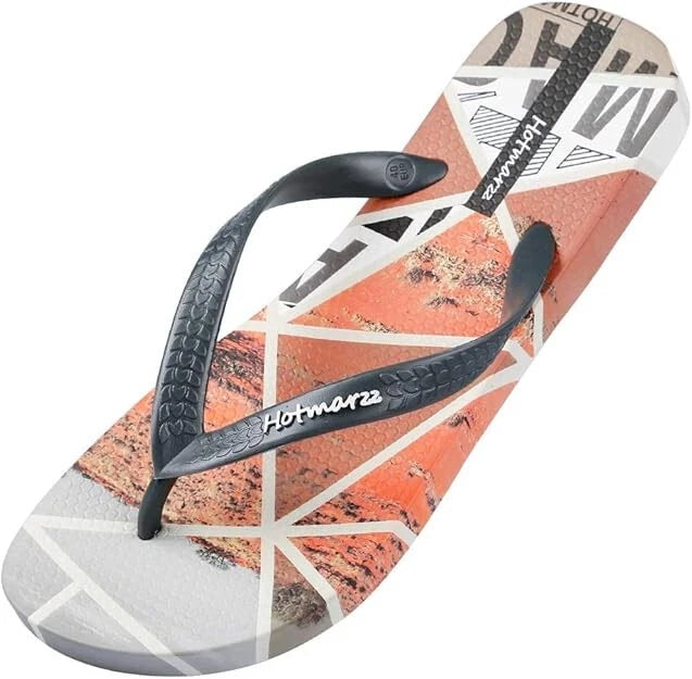 Hotmarzz Men's Flip Flops Patterns and Prints Summer Sandals Beach Slippers SZ 9