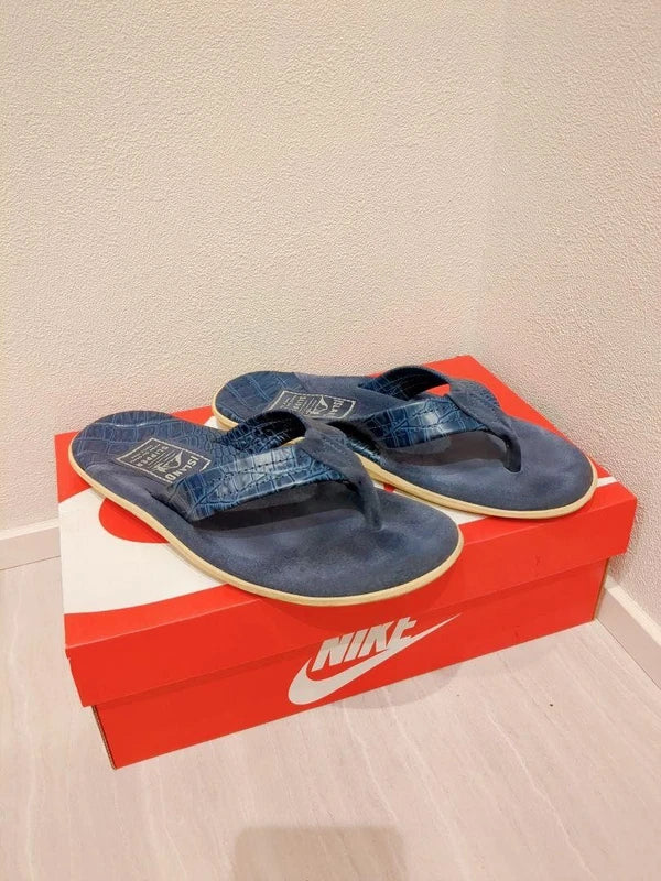 Island Slipper Men's Beach Sandals 26cm Navy Near Mint Unused