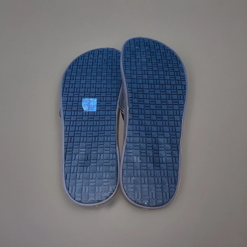 ADAX Mens Comfortable Leather Flip Flops,Non-Slip Sport Cushion Beach Slippers