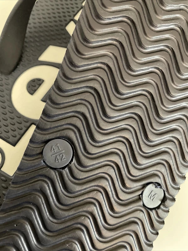 Levis Men Casual Sandal Fit Flop Thong Beach Slippers Navy Blue White M (8/9)