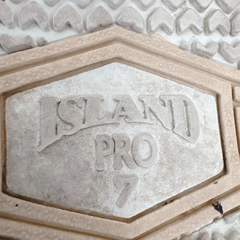 Island Slipper Suede Cross-Strap Sandals Gray 7 US/25cm Made in Hawaii