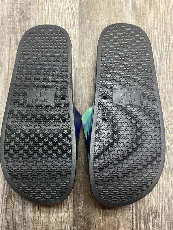 Chena Hot Springs Sandals Slides  Flip Flops Cabin Slippers Northern Lights 15