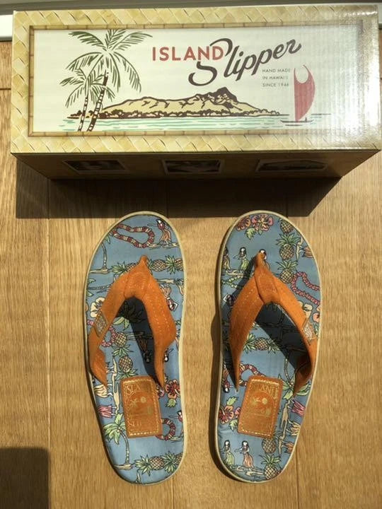 ISLAND SLIPPER x Kinashi Cycle Collaboration Men’s Slippers 27cm Deadstock