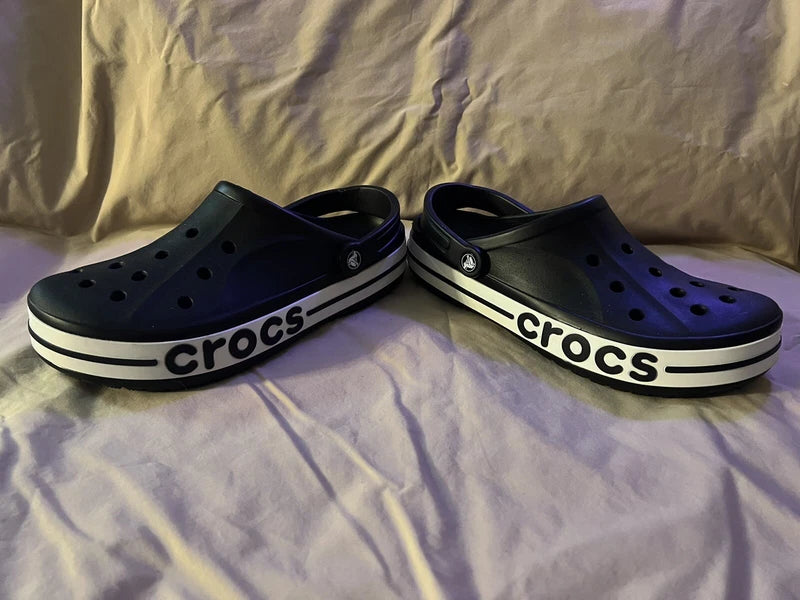 Crocs Bayaband Unisex Clog Mule slippers With White Heel 205089066